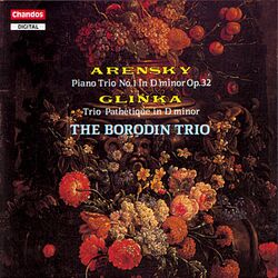 Cover of Arensky: Piano Trio No. 1 - Glinka: Trio Pathétique