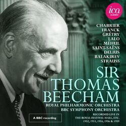 Cover of Works of Chabrier, Franck, Grétry, Lalo, Méhul, Saint-Saëns, Delius, Balakirev & Strauss (Live)