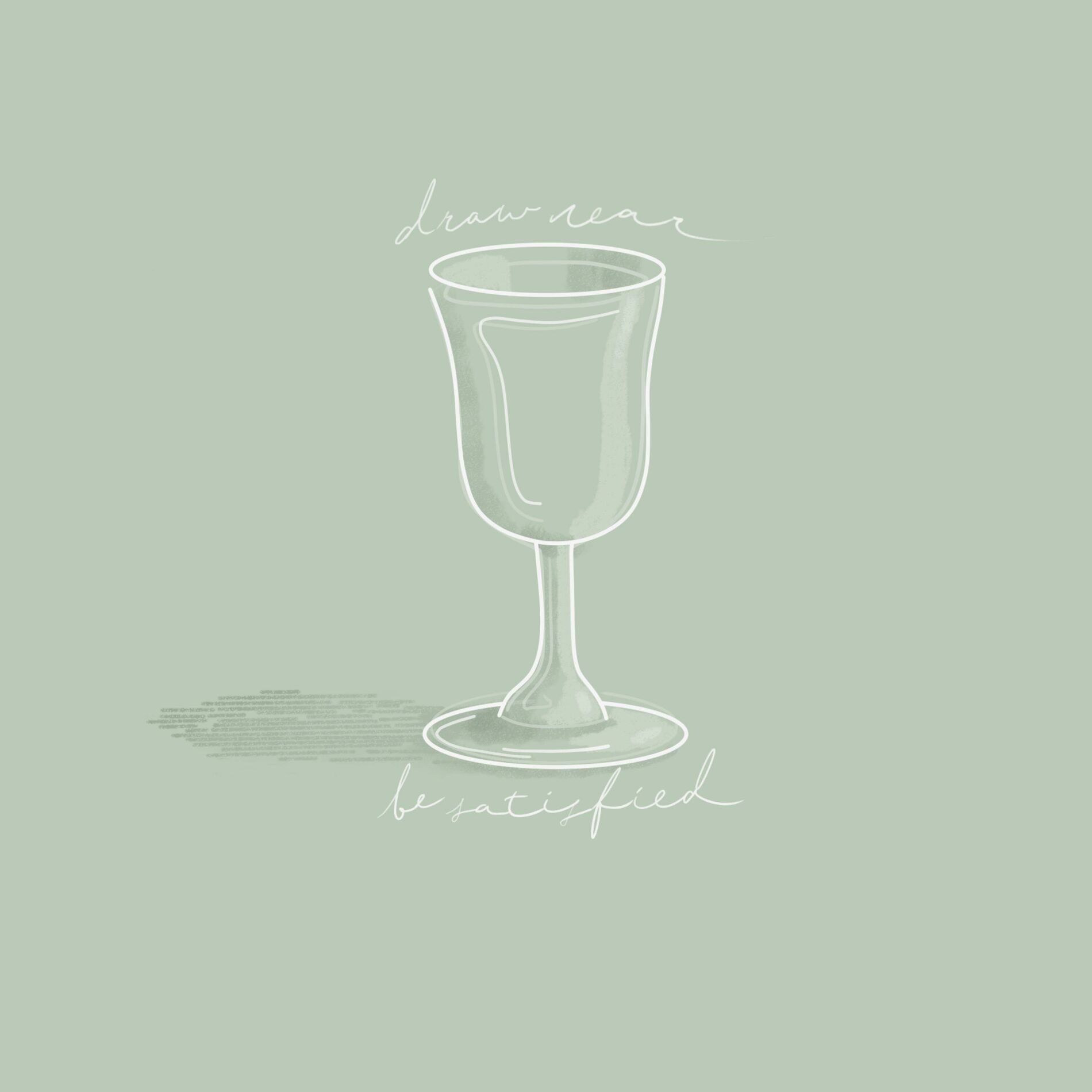 Album cover of draw near, be satisfied