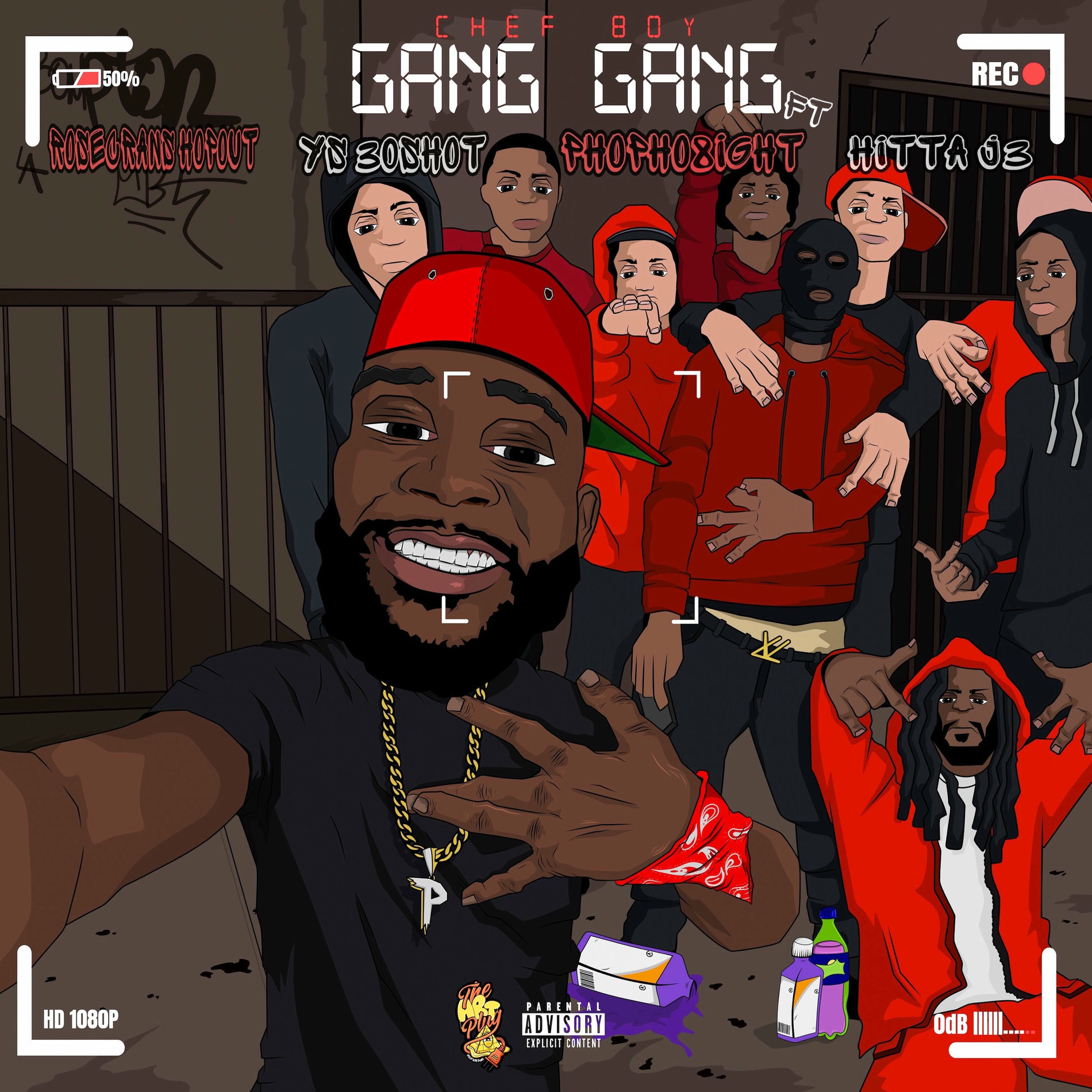 Chef Boy - Gang Gang (feat. Rosecrans HopOut, YS