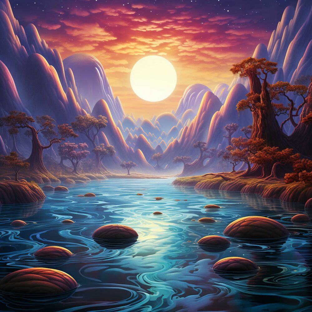 Picture of Ambient River Sounds: Music for Water Meditation and Relaxation