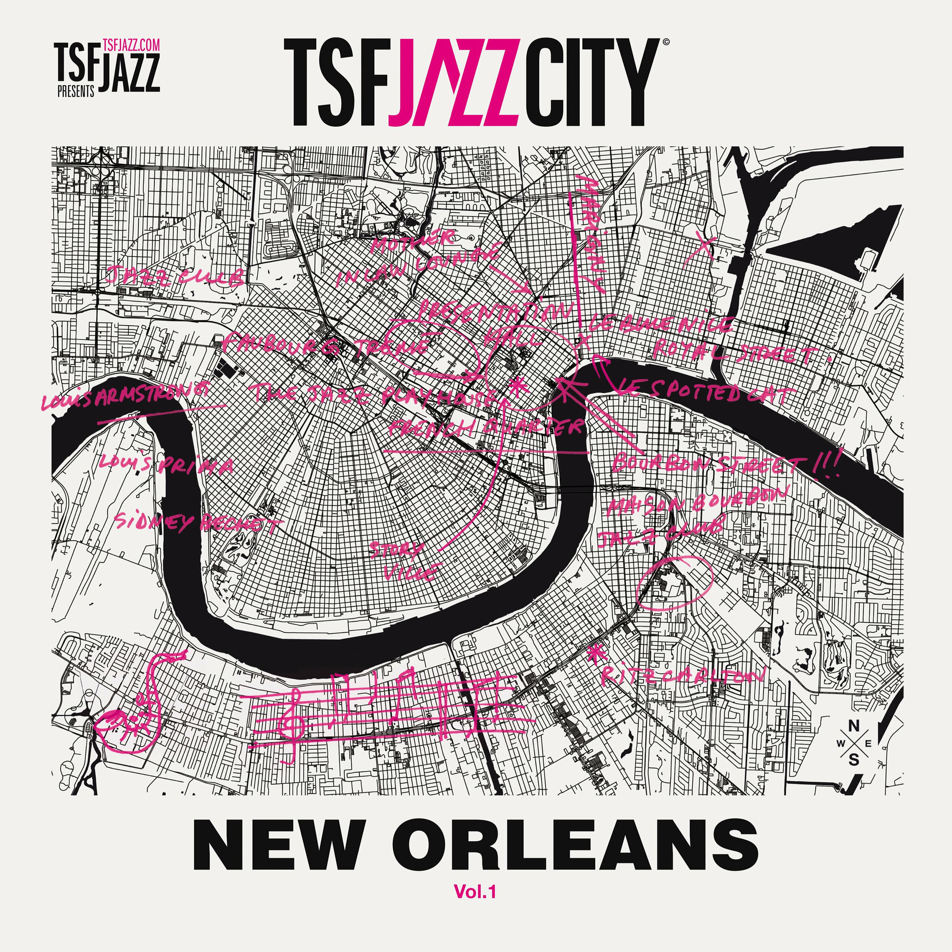 Album cover of TSF Jazz City, Vol. 1 : New Orleans