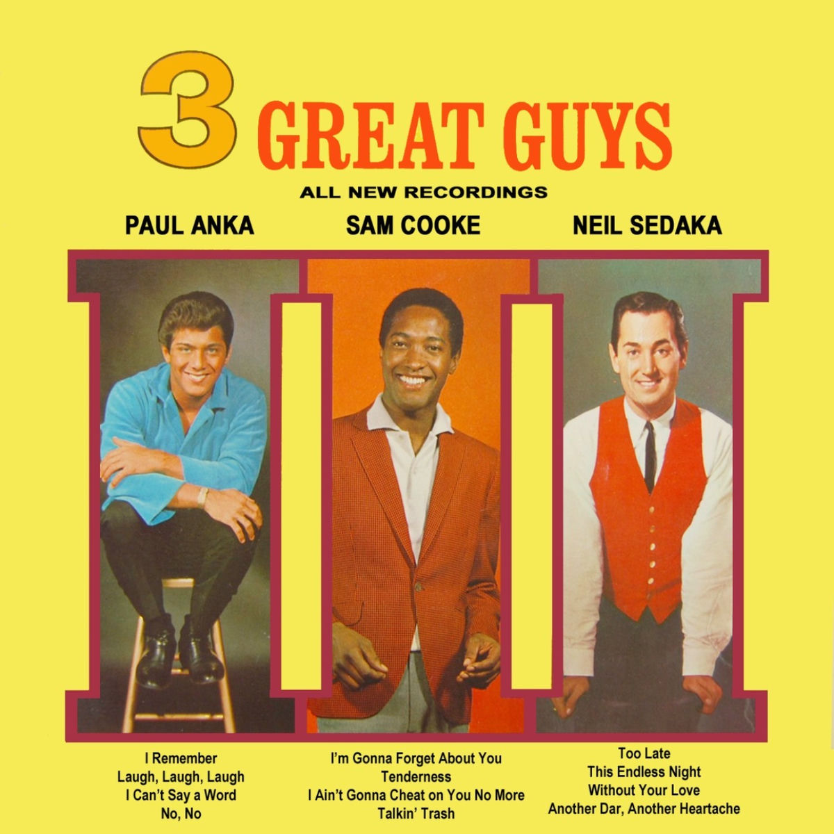 Album cover of Three Great Guys