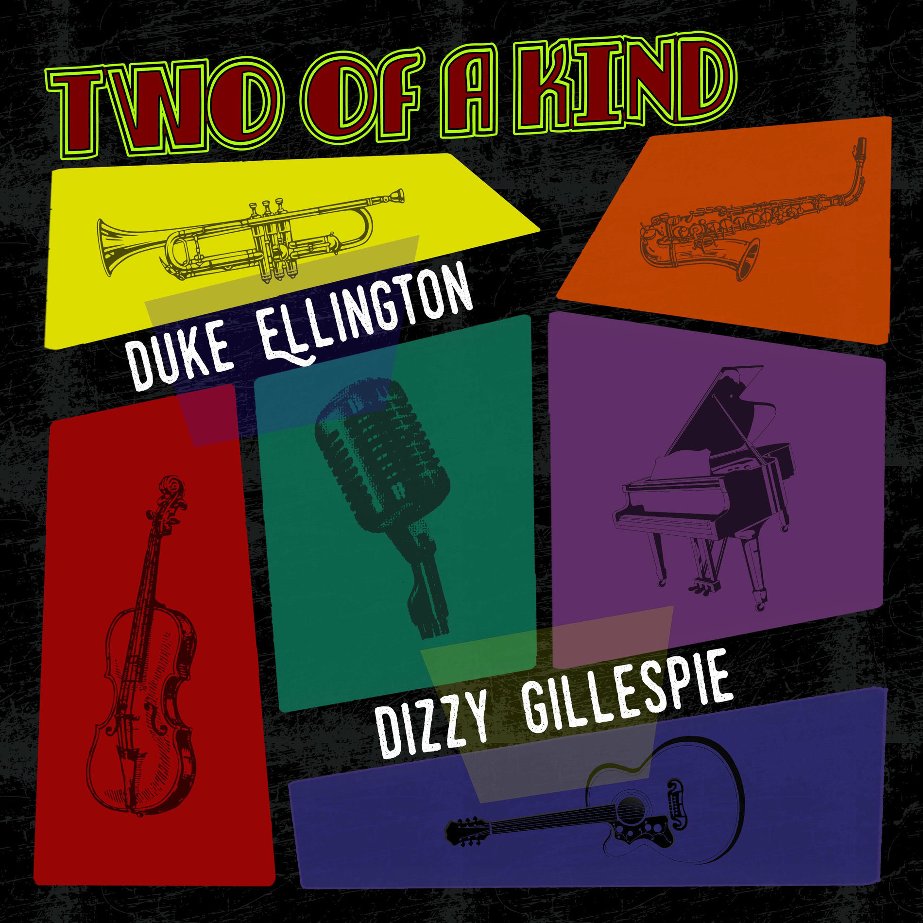 Album cover of Two of a Kind: Duke Ellington & Dizzy Gillespie