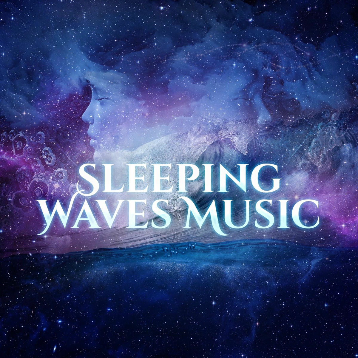 Album cover of Sleeping Waves Music – Relaxation Music for Good Sleep, Cure Insomnia, Restful Sleep, Nature Sounds