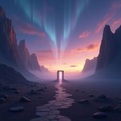Cover of Mystic Horizons: A Gateway to Tranquility