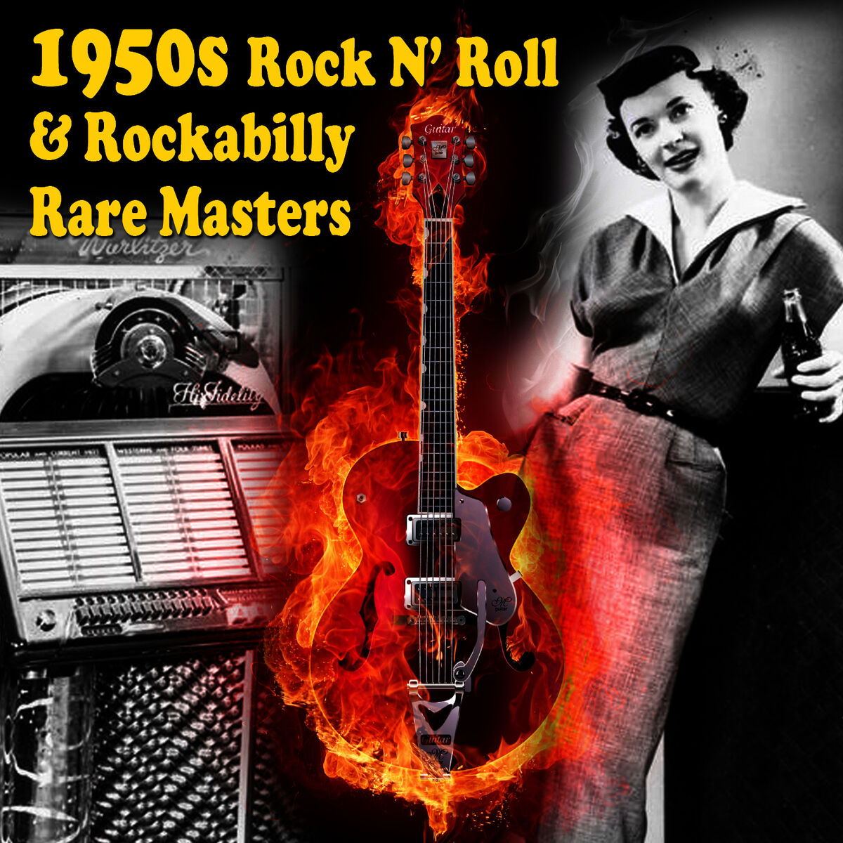 Album cover of 1950s Rock N' Roll & Rockabilly Rare Masters