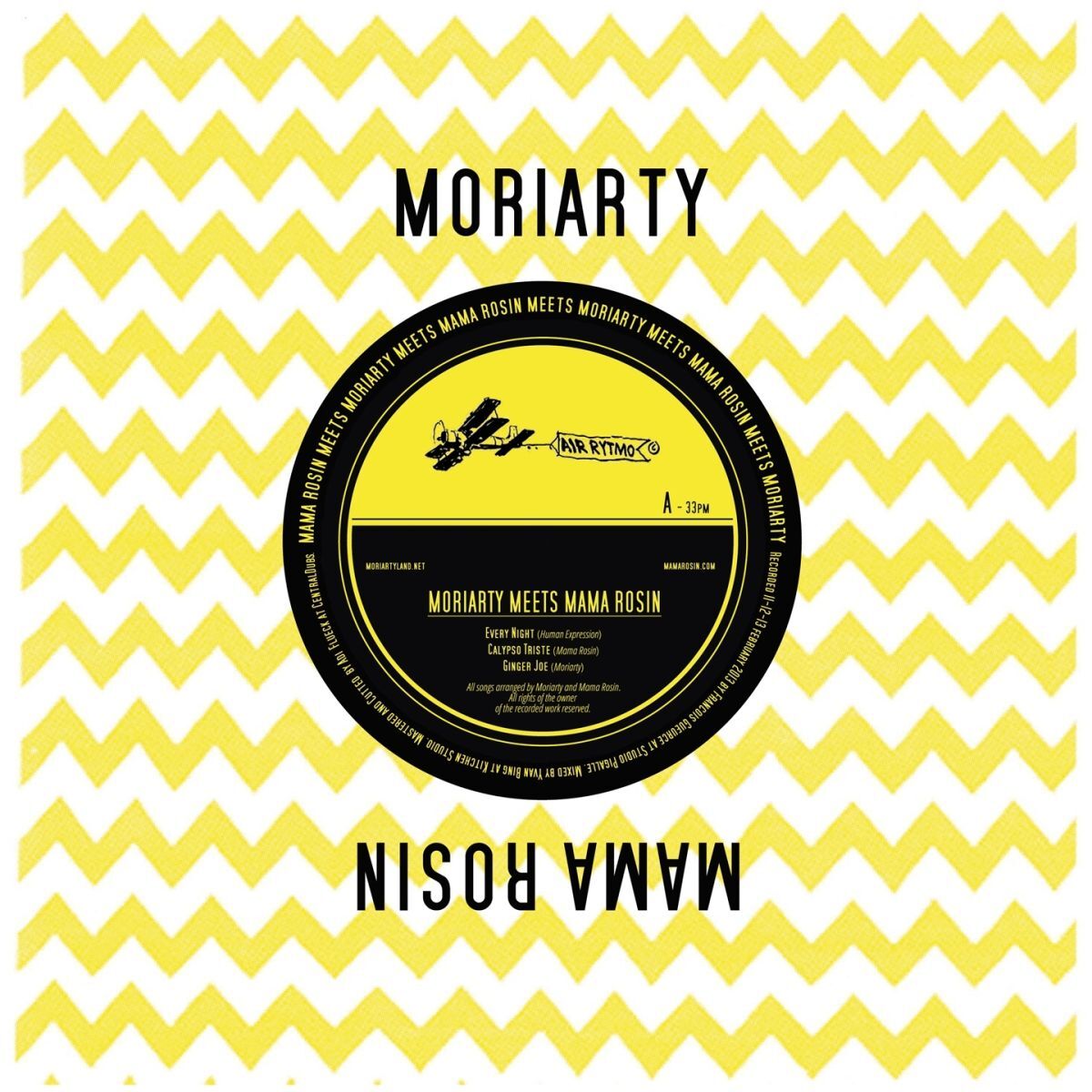 Album cover of Moriarty Meets Mama Rosin