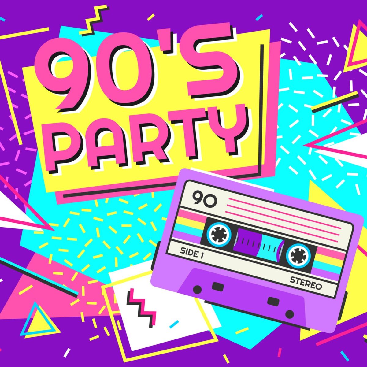 Album cover of 9o's party - born in 90 (90 titres pour une soirée ambiance années 90)