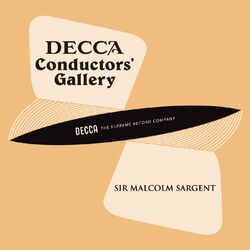 Cover of Conductor's Gallery, Vol. 14: Sir Malcolm Sargent