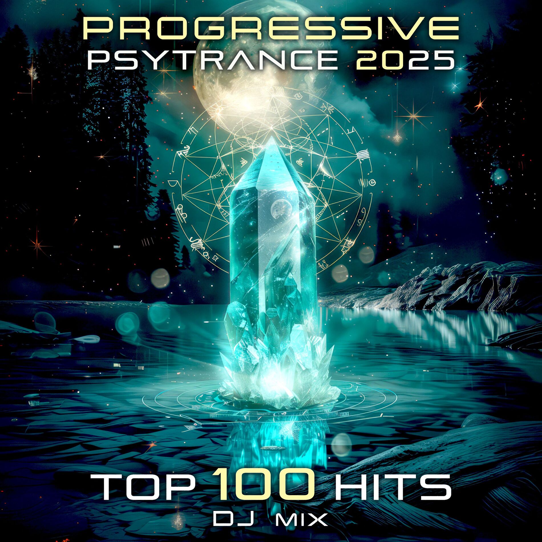 Album cover of Progessive Psy Trance 2025 Top 100 Hits + DJ Mix