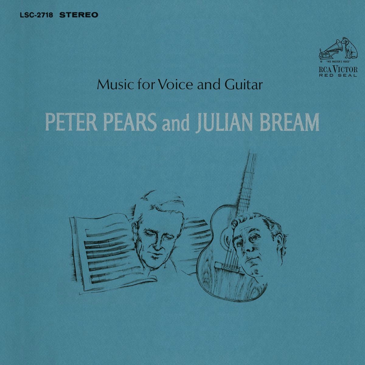 Album cover of Peter Pears & Julian Bream - Music for Voice and Guitar