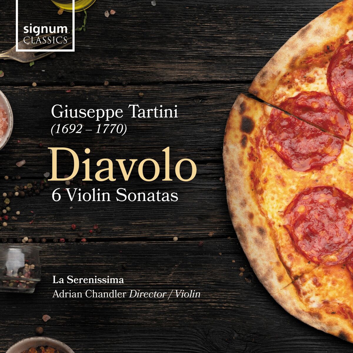 Album cover of 'Diavolo': Giuseppe Tartini - 6 Violin Sonatas