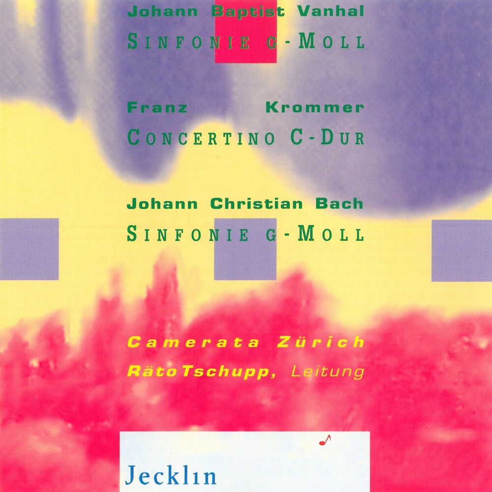 Picture of Johann Baptist Vanhal: Sinfonie in G Minor - Franz Krommer: Concertino in C Major - Johann Christian Bach: Sinfonie in G Minor