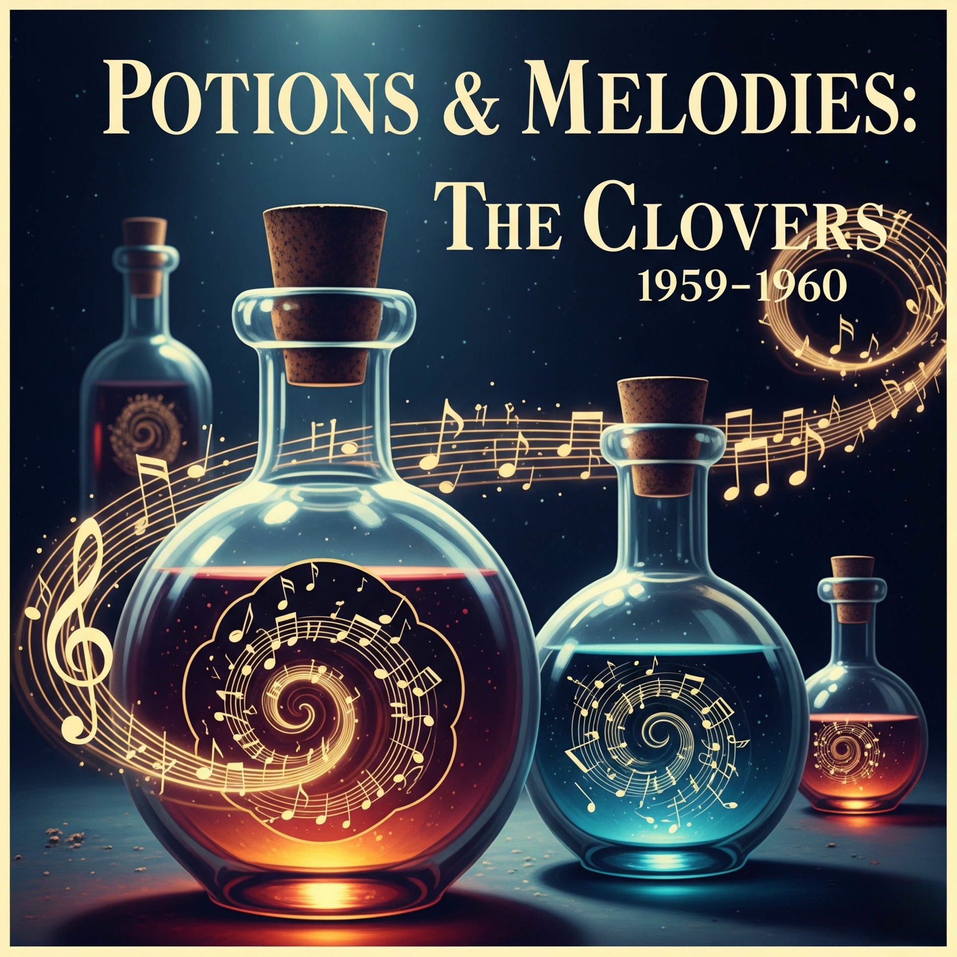 Album cover of Potions & Melodies: The Clovers 1959-1960