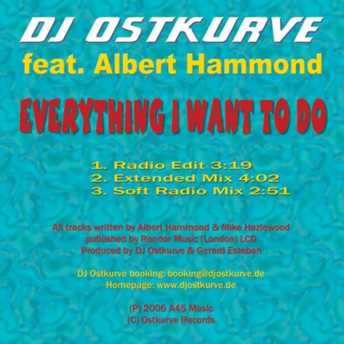 Album cover of Everything I Want to Do