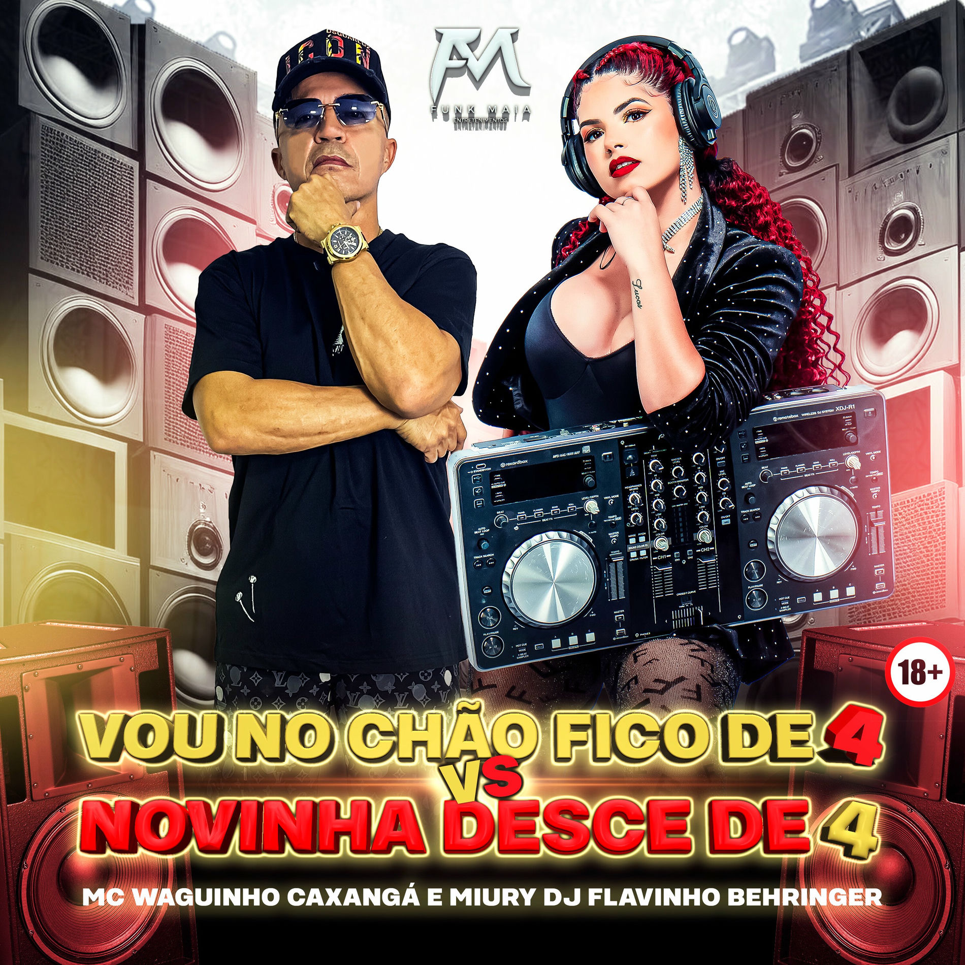 Album cover of Vou no Chao Fico de 4 Vs Novinha Desce de 4