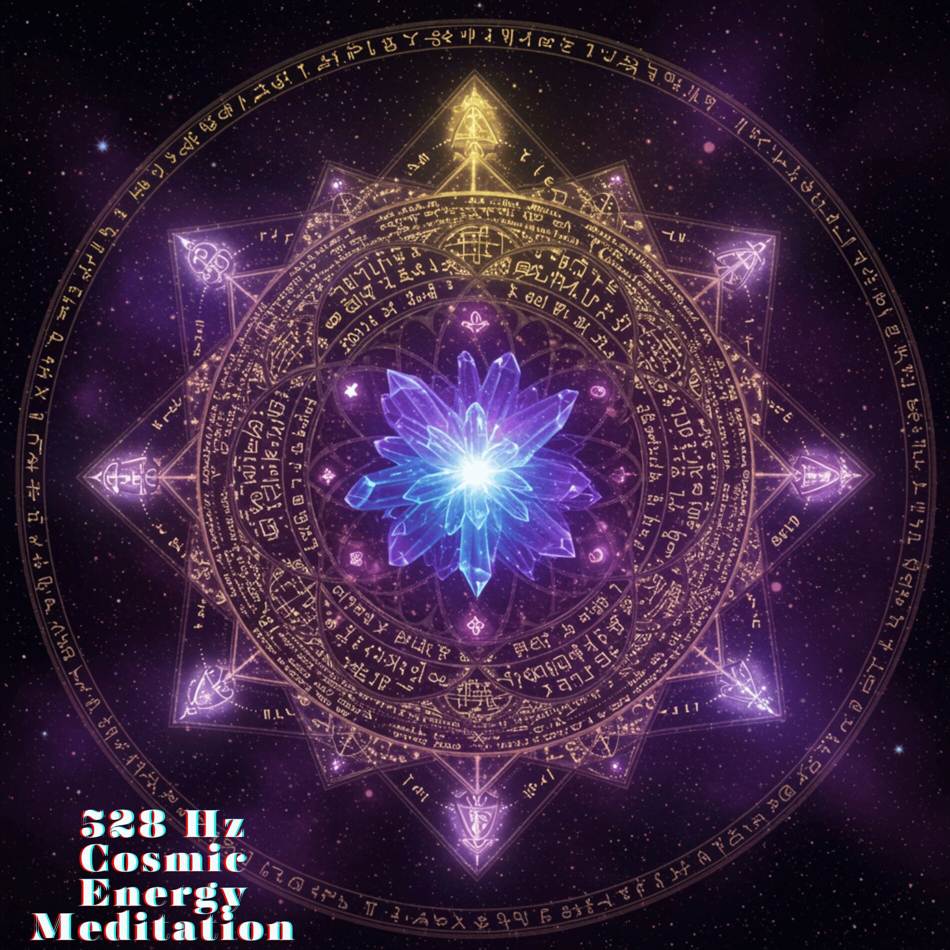 Album cover of 528 Hz Cosmic Energy Meditation