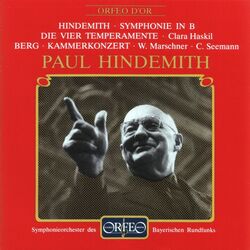 Cover of Hindemith: Symphony in B-Flat Major & The 4 Temperaments - Berg: Chamber Concerto