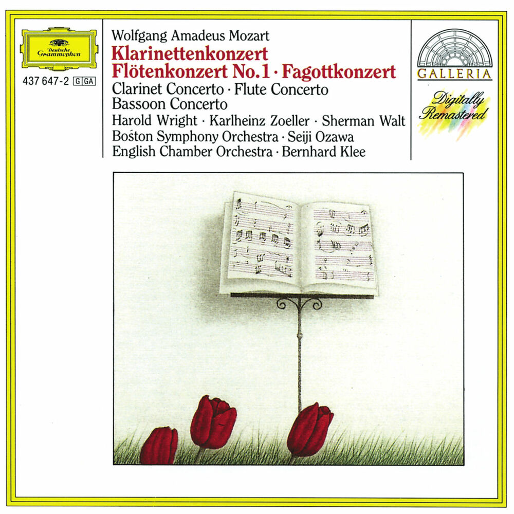 Picture of Mozart: Clarinet Concerto; Flute Concerto; Bassoon Concerto in B