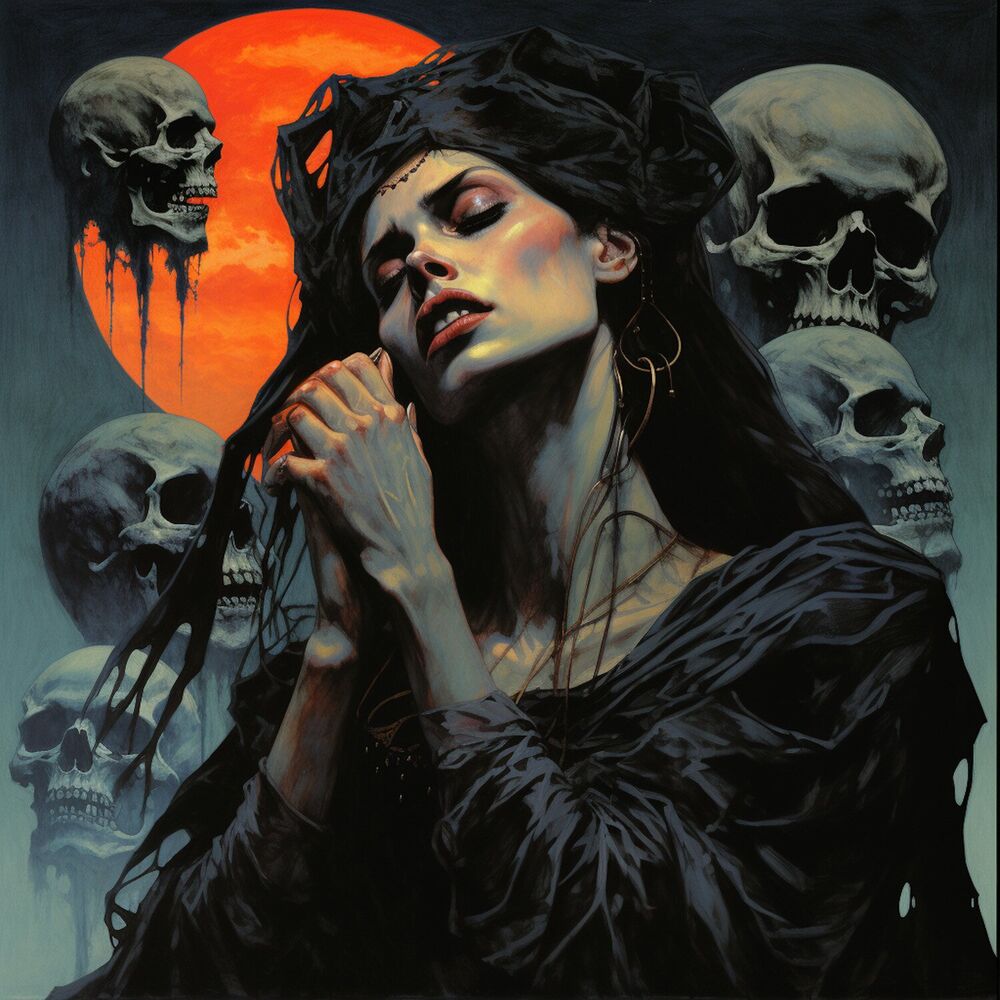 Picture of Death's Queen and Her Beloved Nightmares