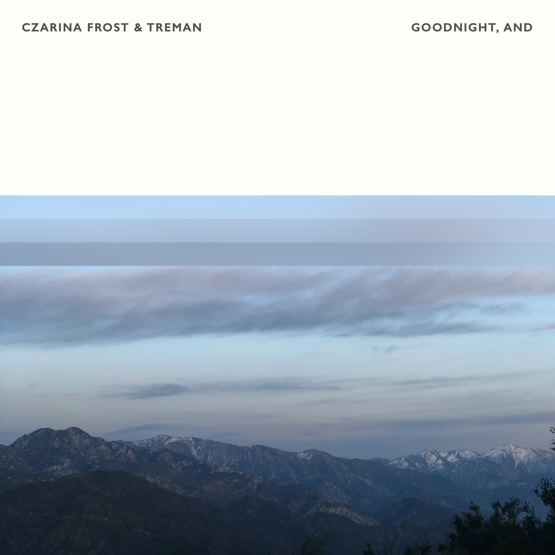 Album cover of Goodnight, and