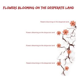 Cover of Flowers Blooming on the Desperate Land