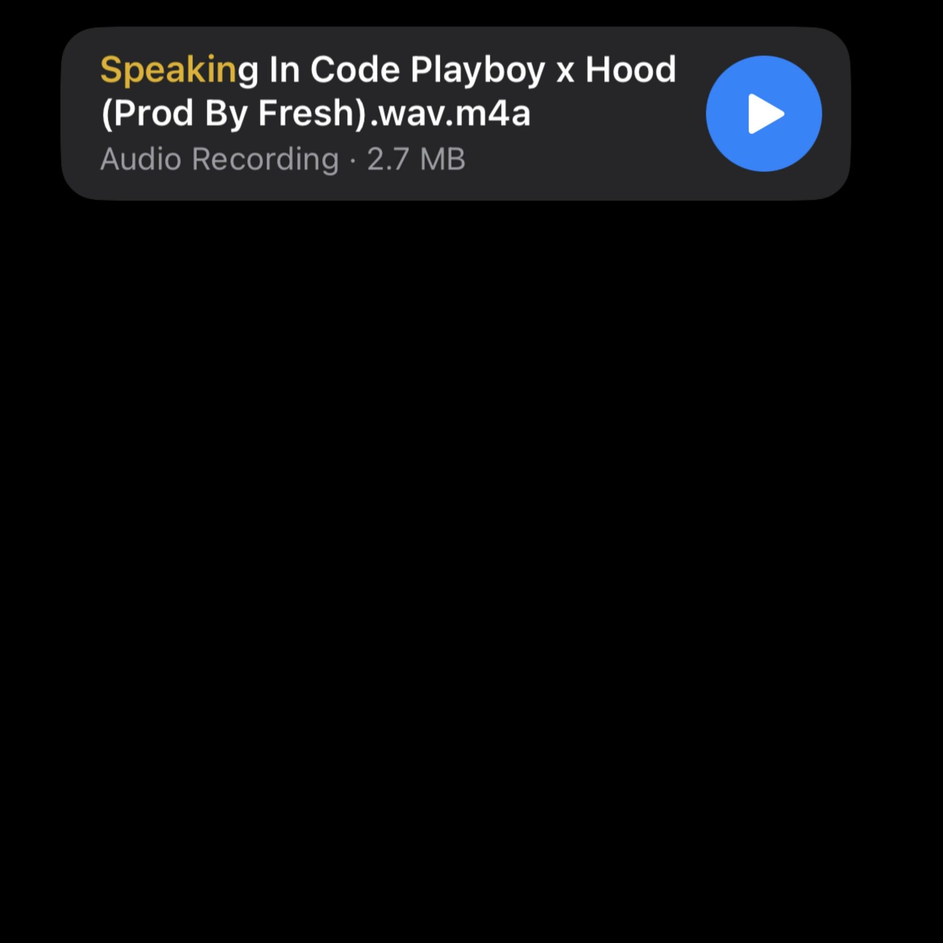 Album cover of Speaking In Code