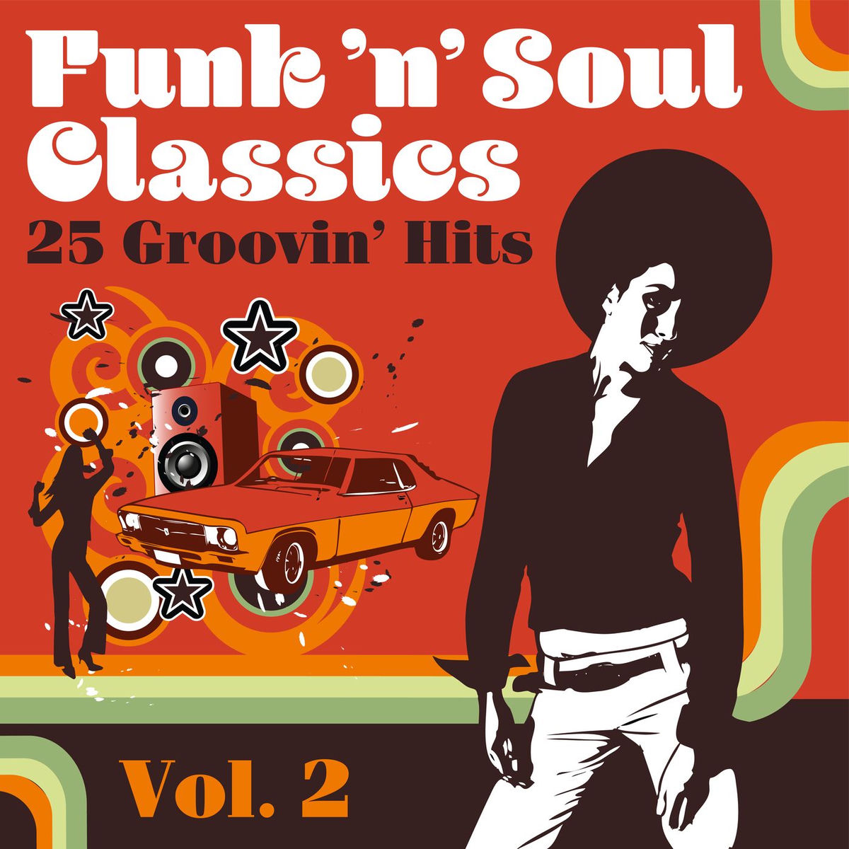 Album cover of Funk 'n' Soul Classics: 25 Groovin' Hits (Vol. 2)