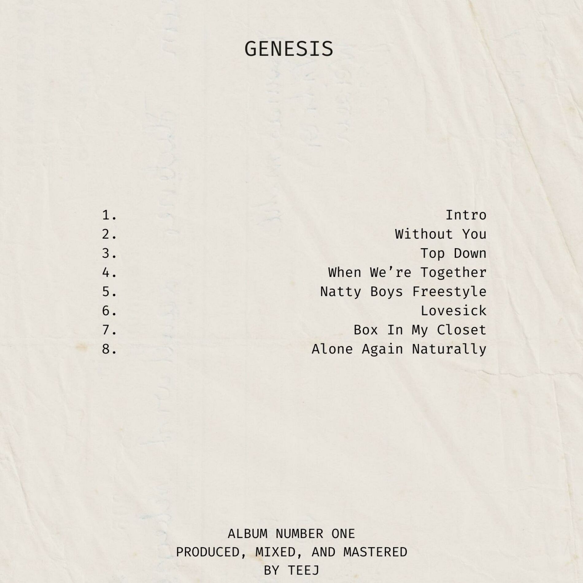Album cover of Genesis