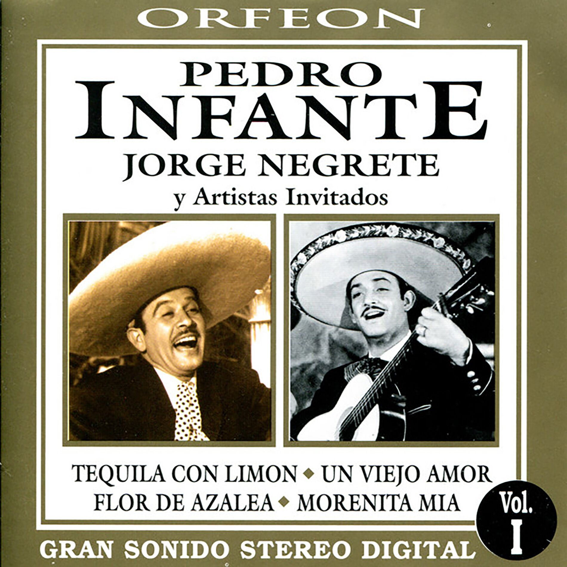Album cover of Pedro Infante y Jorge Negrete