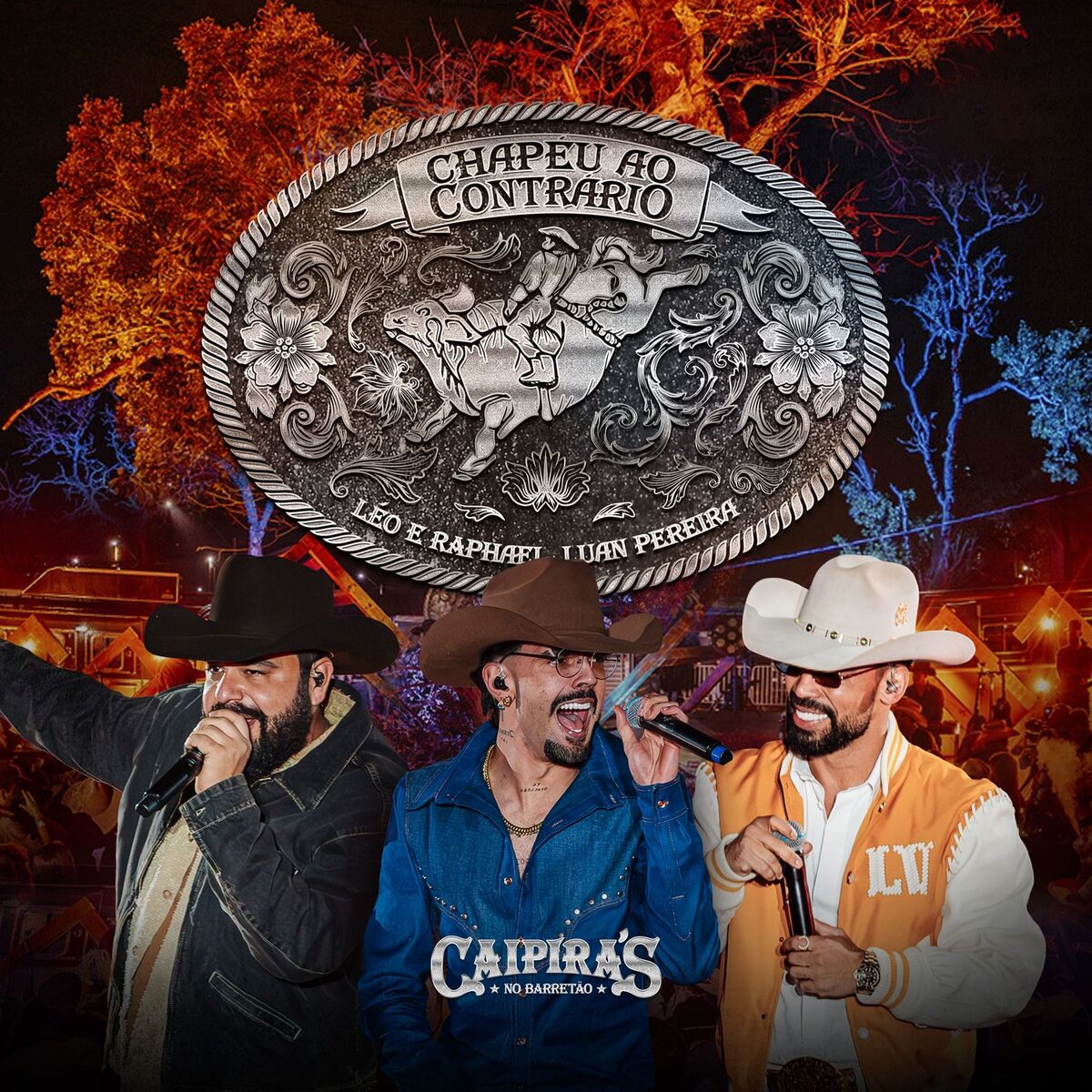 Album cover of Chapéu Ao Contrário (Caipira's no Barretão Ao Vivo)
