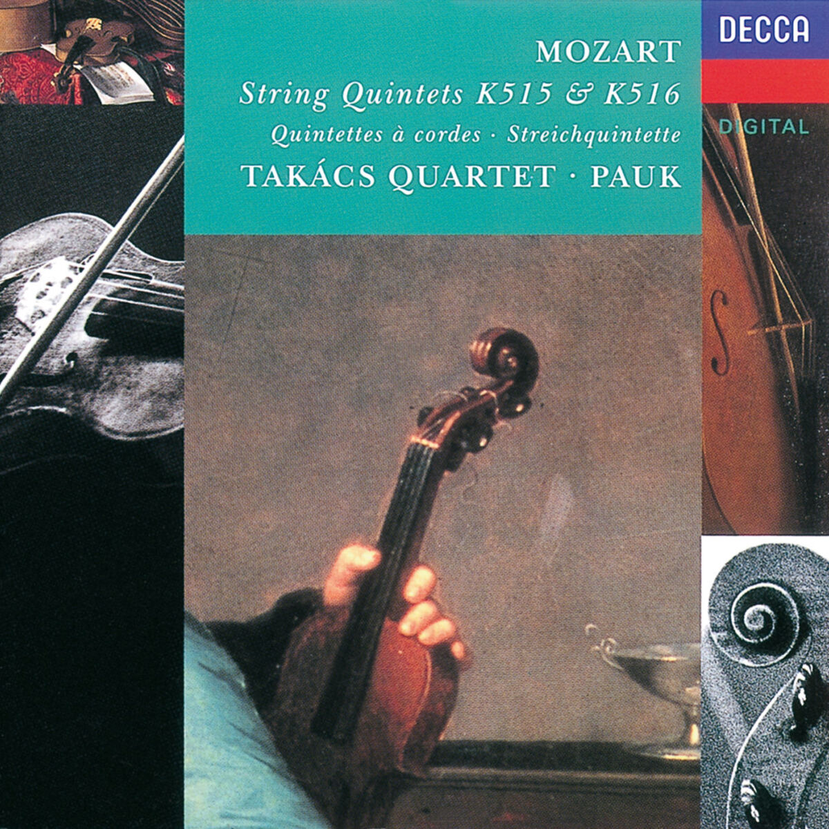 Album cover of Mozart: String Quintet Nos. 2 & 3, K.515 & K.516