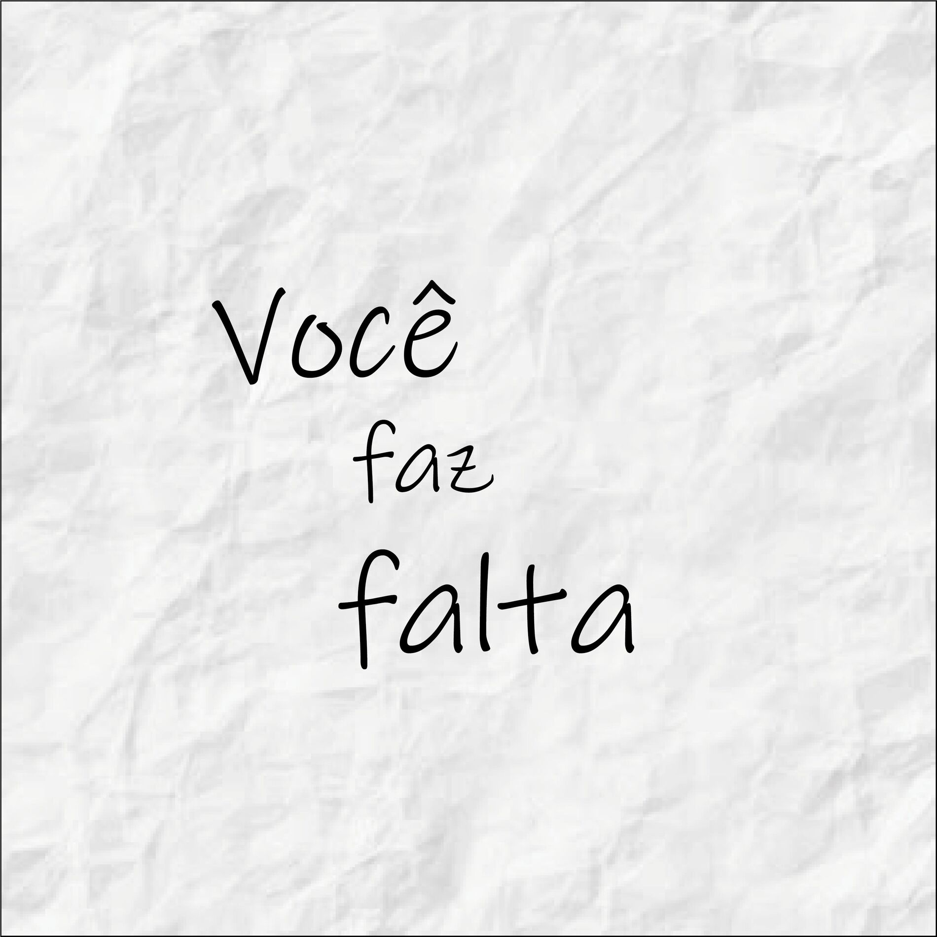 Album cover of Você Faz Falta