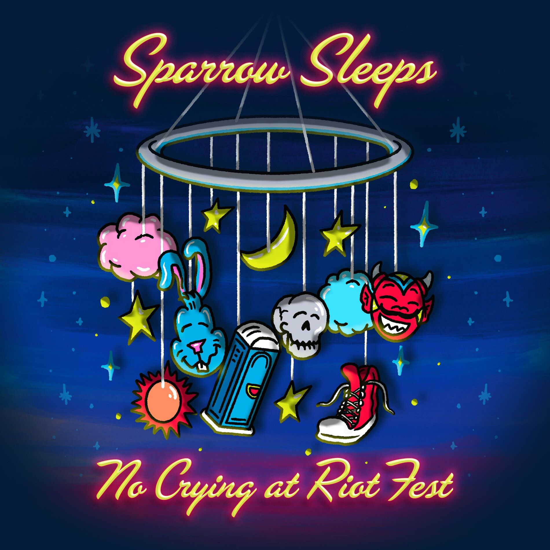 Album cover of No Crying at Riot Fest: The Official Riot Fest 2024 Lullaby Compilation