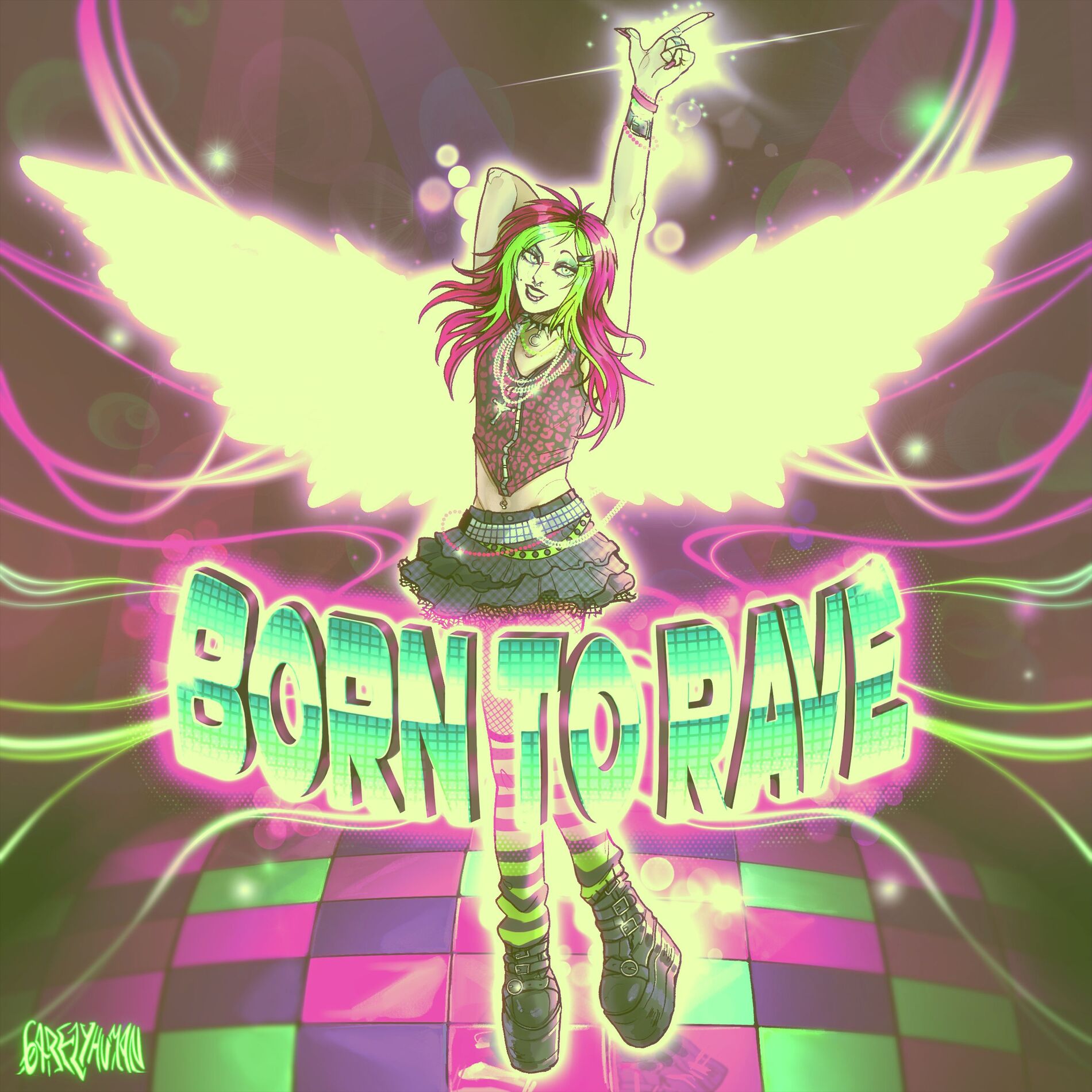 Album cover of Born To Rave (Sassy Scene Mix)
