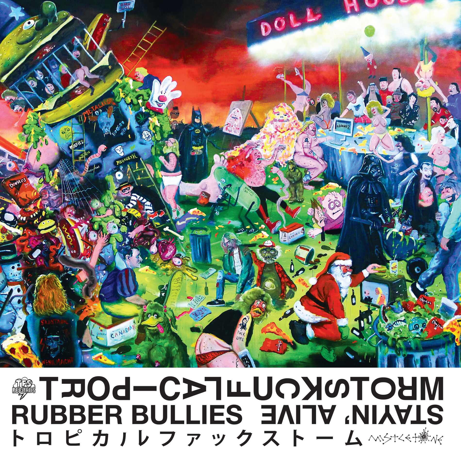 Album cover of Rubber Bullies / Stayin' Alive