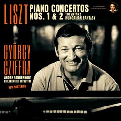 Cover of Liszt: Piano Concertos Nos. 1 & 2 by György Cziffra