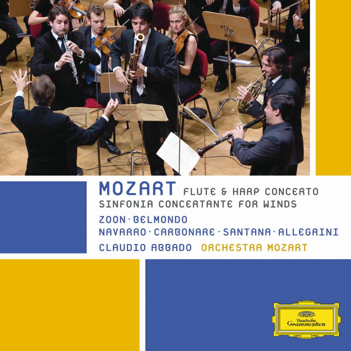Album cover of Sinfonia concertante for Oboe, Clarinet, Horn and Bassoon in E-Flat Major, K. 297b (Attrib. Doubtful) : Mozart: Sinfonia concertante for Oboe, Clarinet, Horn and Bassoon in E-Flat Major, K. 297b (Attrib. Doubtful): I. Allegro