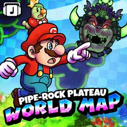 Cover of Pipe-Rock Plateau (World Map) - Super Mario Bros. Wonder Remix