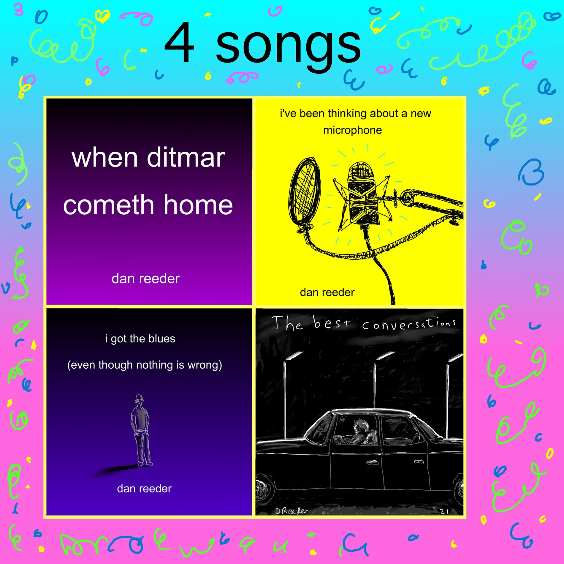 Album cover of 4 songs