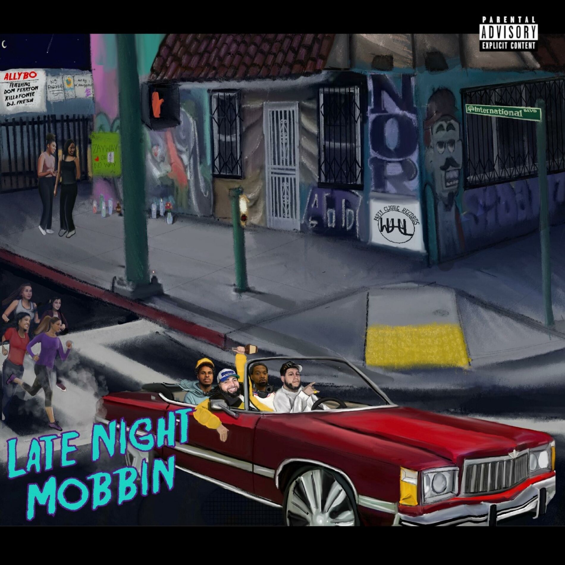 Album cover of Late Night Mobbin (feat. DJ.Fresh, Killa Fonte & Dom Perryon)