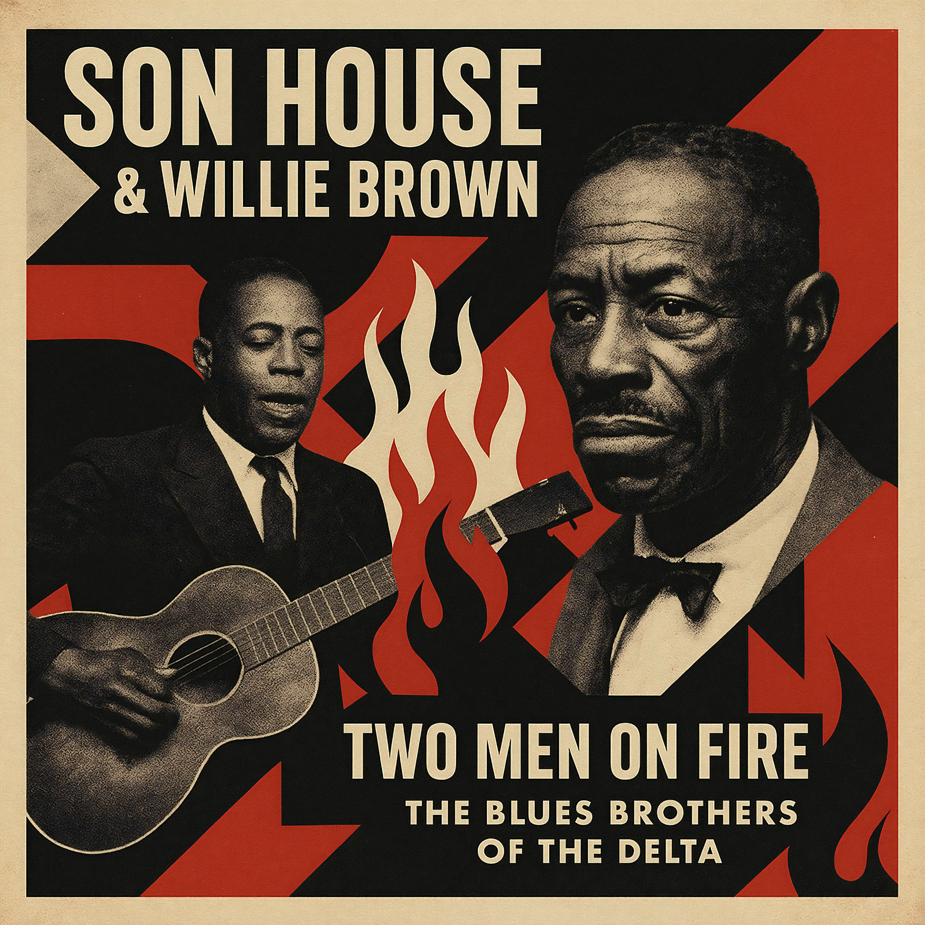 Album cover of Two Men on Fire - The Blues Brothers of the Delta