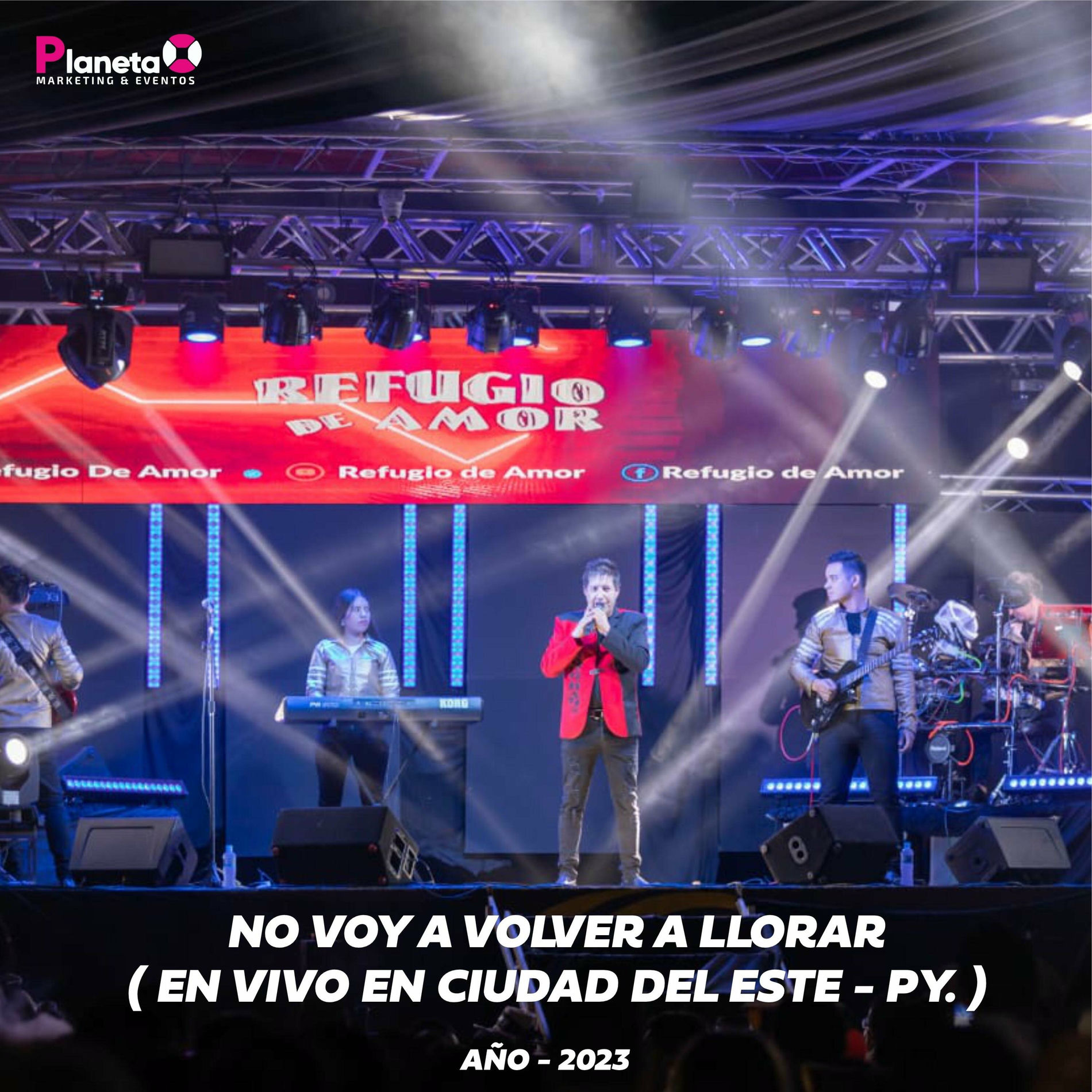 Album cover of No voy a volver a llorar (En Vivo En Ciudad del Este) (En vivo)
