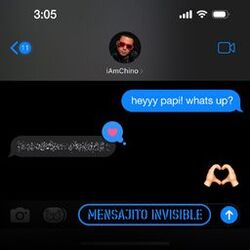 Cover of Mensajito Invisible