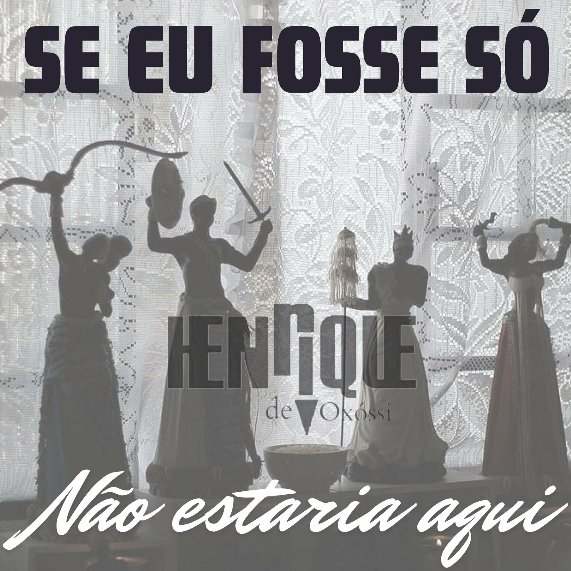 Album cover of Se eu fosse só, não estaria aqui