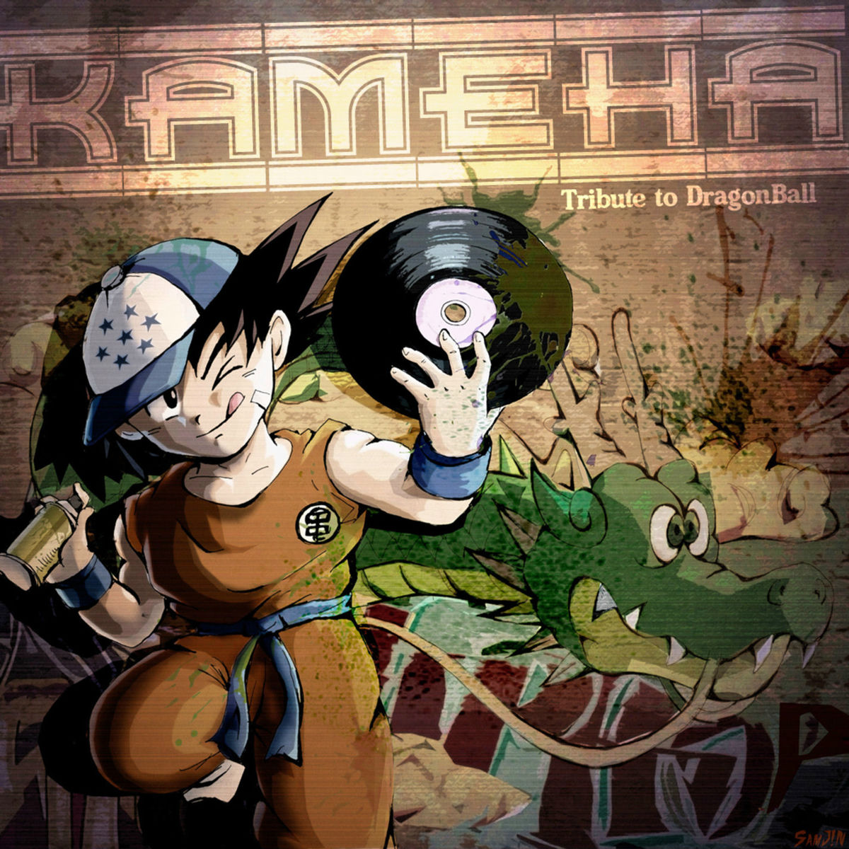 Album cover of Kameha, Tribute to Dragon Ball