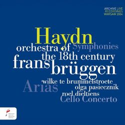 Cover of Joseph Haydn: Symphonies. Archive Live Recordings Warsaw 2004