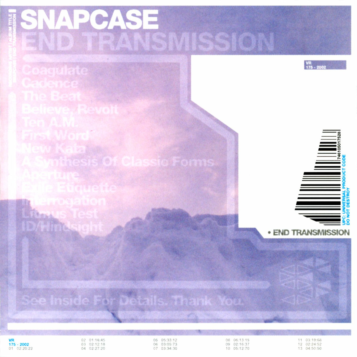 Album cover of End Transmission