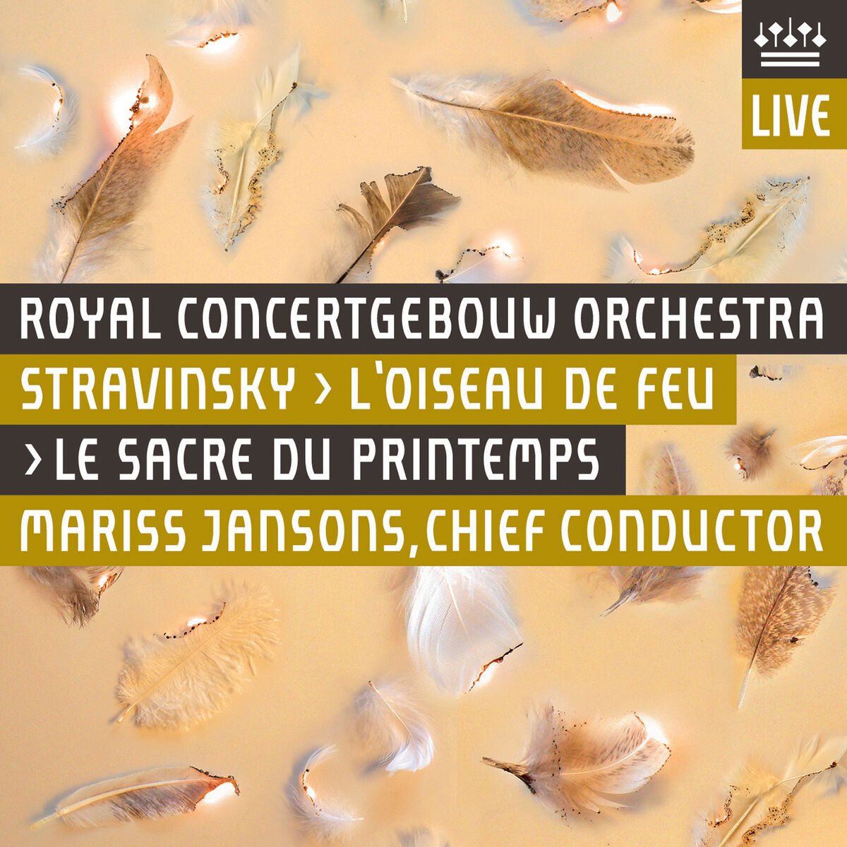 Album cover of Stravinsky: L'Oiseau de feu & Le Sacre du printemps (Live)
